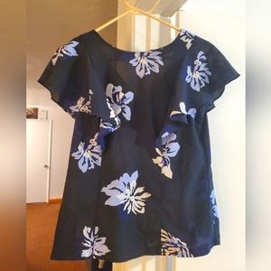 Banana Republic Business Casual Floral Top